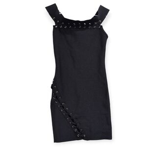 by the way XSmall Off Shoulder Black Dress